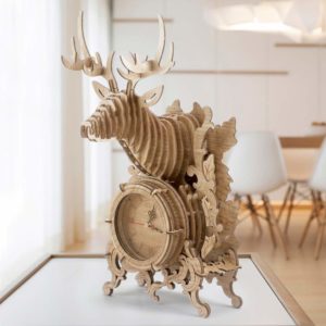 Horloge en bois à monter soi-même - Puzzle 3D | Idées cadeaux insolites