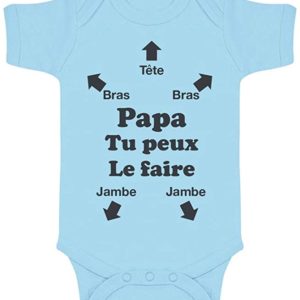 Body bébé "Papa Tu Peux Le Faire !" | Idées cadeaux insolites|