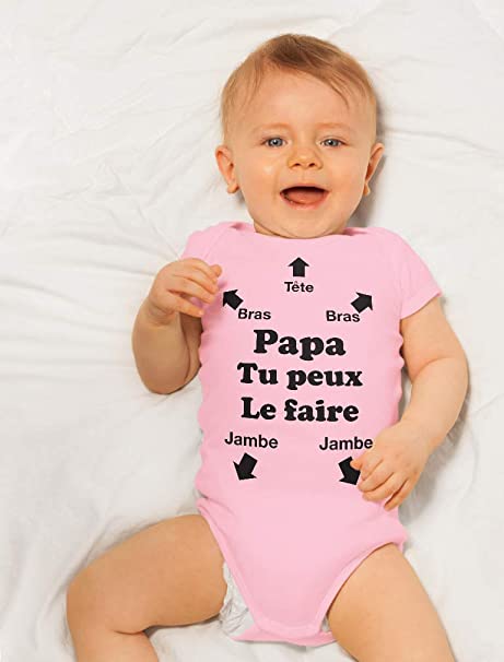 Body bébé "Papa Tu Peux Le Faire !" | Idées cadeaux insolites|