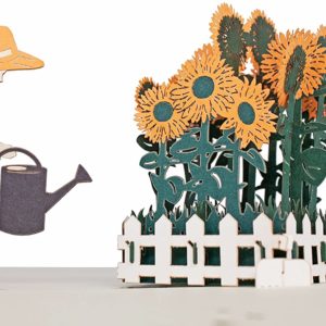 Carte de vœux 3D originale jardinier | Idées cadeaux insolites
