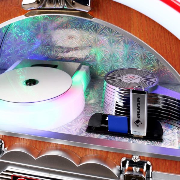 Jukebox vintage aux fonctionnalités modernes | Idées cadeaux insolites musique