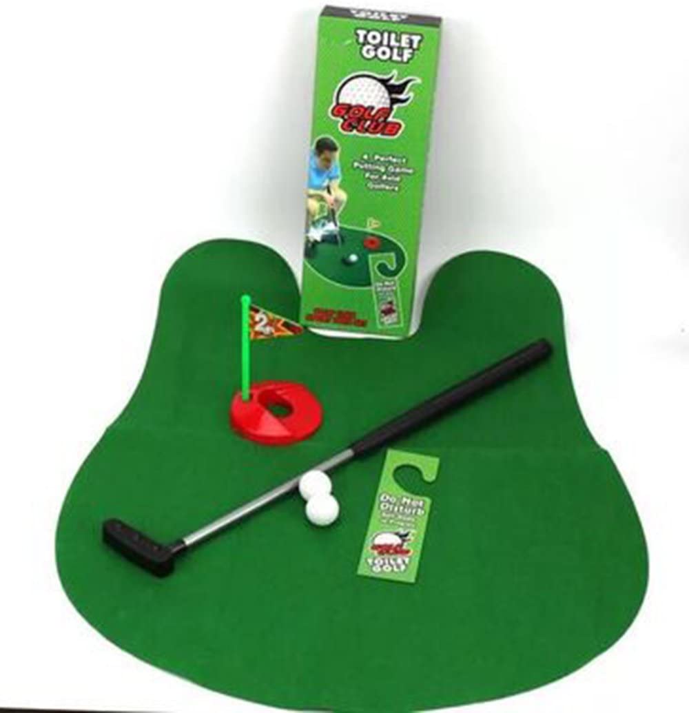 Mini Golf pour toilettes - Idée cadeau jeu original pour WC