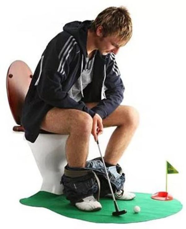 Mini Golf aux toilettes | Idées cadeaux insolites