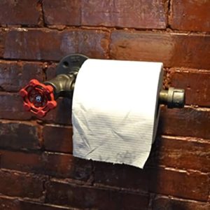 Porte-papier toilette mural original style industriel | Idées cadeaux insolites pour la maison