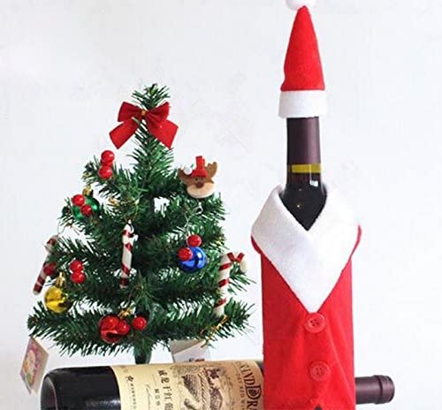 Décoration de Noël pour bouteilles de vin rouge | Idées cadeaux insolites