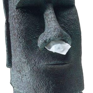 Distributeur de mouchoirs statue Moai insolite | Idées cadeaux insolites