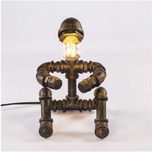 Lampe style robot industriel | Idées cadeaux insolites décoration