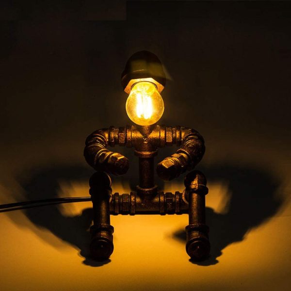 Lampe style robot industriel | Idées cadeaux insolites décoration