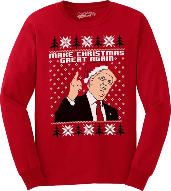 "Make Christmas Great Again" Pull Noël Trump | Idées cadeaux insolites Noël