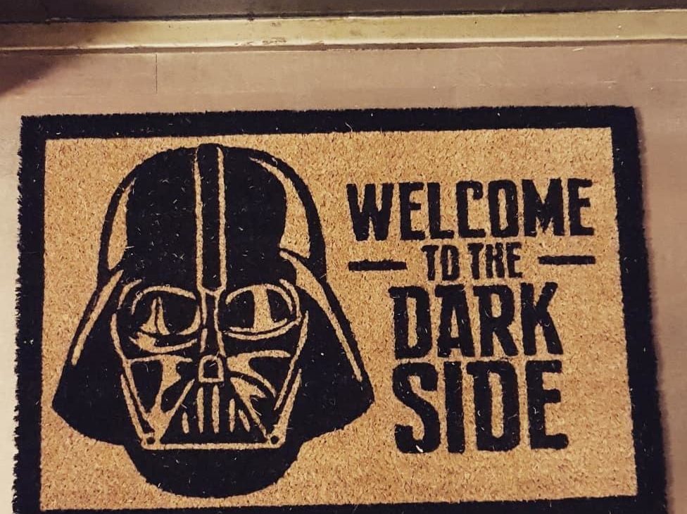 Paillasson original Star Wars "Welcome to the dark side" | Idées cadeaux insolites