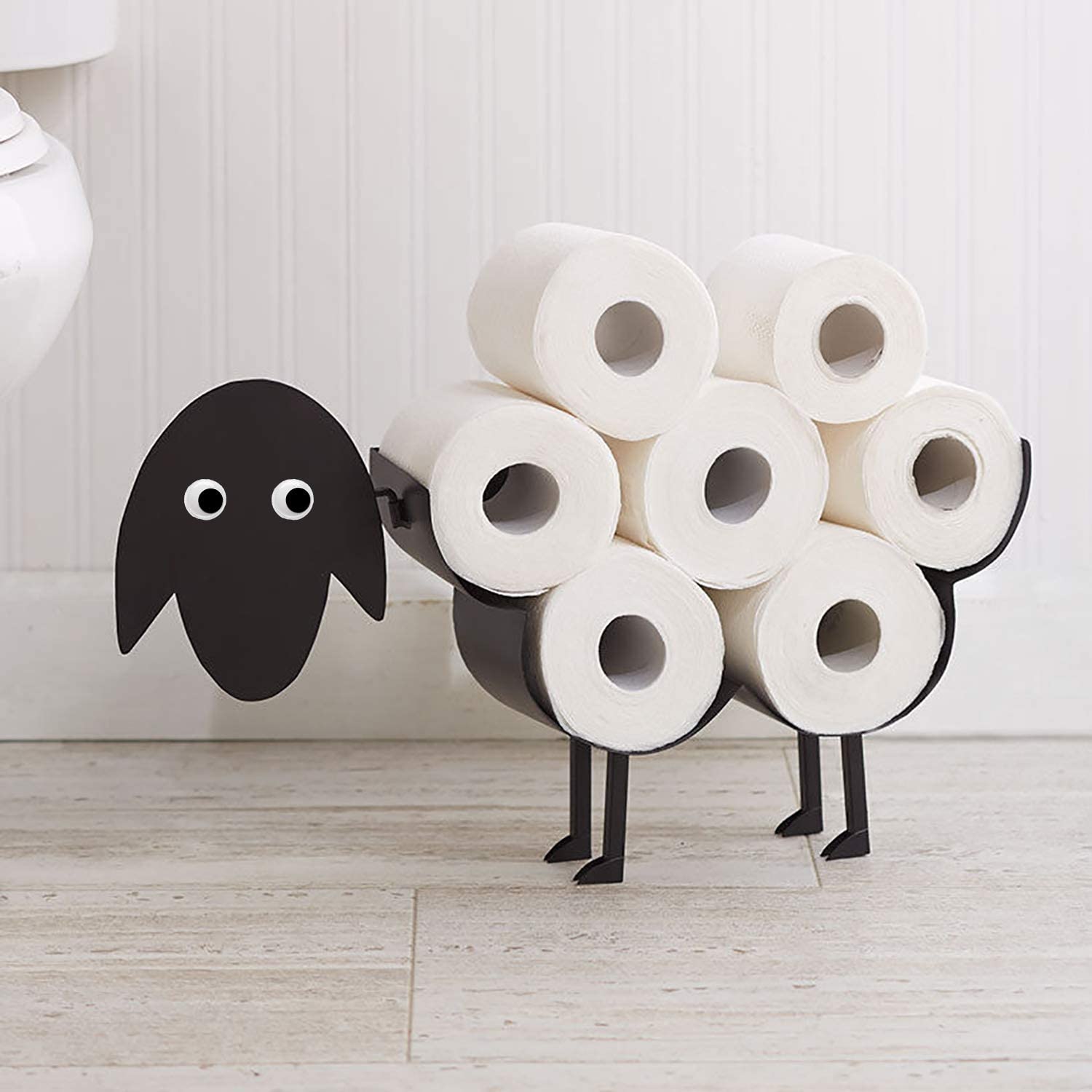 Support pour papier toilettes en forme de mouton | Idées cadeaux insolites
