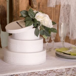 Tirelire en forme de gâteau de mariage | Idées cadeaux insolites