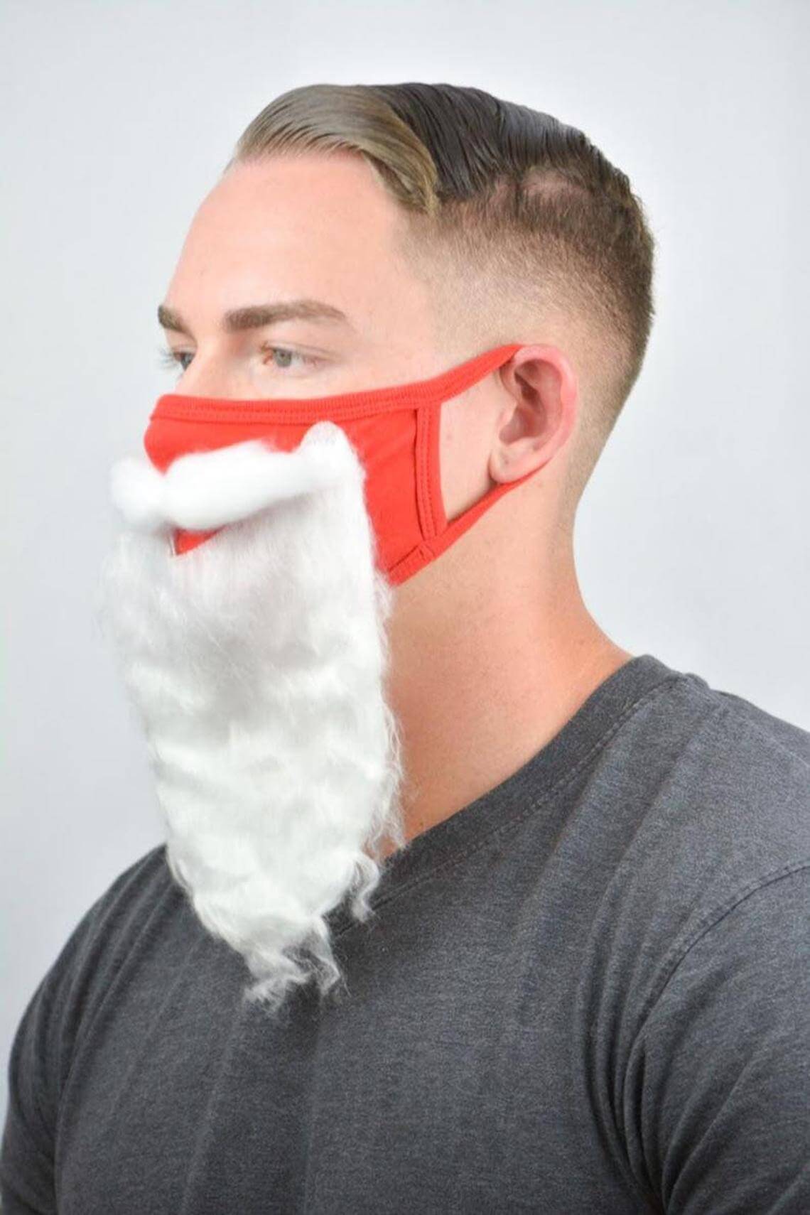 Masque COVID-19 barbe du Père Noël | Idées cadeaux insolites et originales